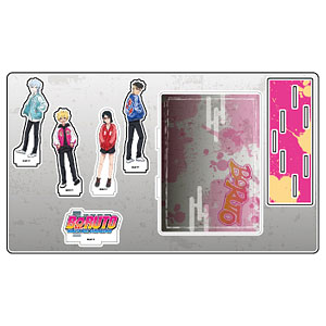 プレミアム アクリルジオラマプレート「NARUTO＆BORUTO」02/ボルト＆サラダ＆ミツキ＆カワキ スカジャンver.(描き下ろし)