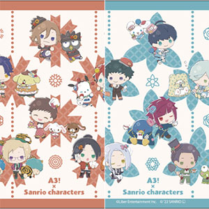 プレミアムポストカードホルダー「A3！×Sanrio characters」02/A＆W