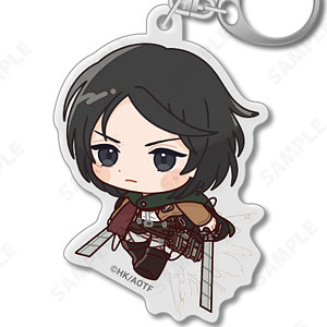 進撃の巨人 アクリルキーホルダー[でこぱちっ！]2.ミカサ・アッカーマン