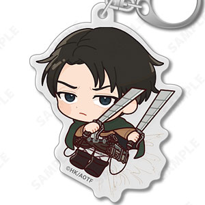 進撃の巨人 アクリルキーホルダー[でこぱちっ！]7.リヴァイ・アッカーマン