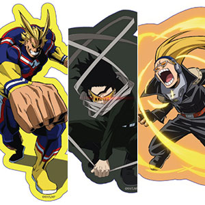 僕のヒーローアカデミア キャラスタムステッカー オールマイト、相澤(あいざわ)、プレゼント・マイク
