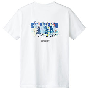 ピアプロキャラクターズ 描き下ろしイラスト 集合 初夏のお出かけver. Art by かとうれい Tシャツ メンズ M