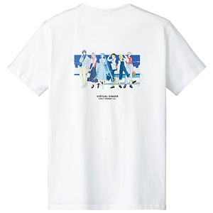 ピアプロキャラクターズ 描き下ろしイラスト 集合 初夏のお出かけver. Art by かとうれい Tシャツ メンズ XXL