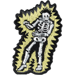 ストリートファイター 刺繍ステッカー Mサイズ (ブランカ/エレクトリックサンダーやられ)