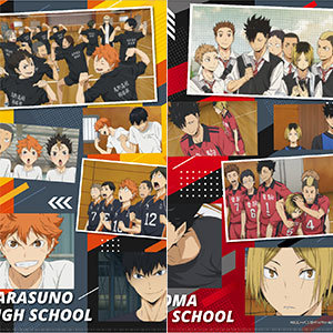 ハイキュー！！ コラージュクリアファイルB 烏野高校/音駒高校