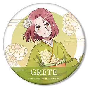 TVアニメ「スパイ教室」 描き下ろしイラスト グレーテ 花柄和装ver. BIG缶バッジ