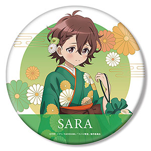 TVアニメ「スパイ教室」 描き下ろしイラスト サラ 花柄和装ver. BIG缶バッジ