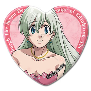 『七つの大罪 怨嗟のエジンバラ』ハート型缶バッジB (エリザベス)