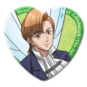 『七つの大罪 怨嗟のエジンバラ』ハート型缶バッジE (キング)