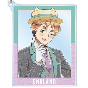 アニメ「ヘタリア World★Stars」 描き下ろしイラスト イギリス 遊園地ver. BIGアクリルキーホルダー