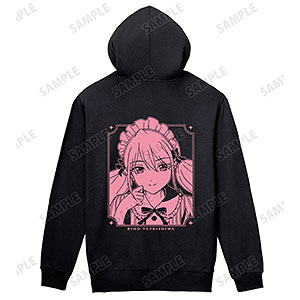 女神のカフェテラス 月島流星 バックプリントジップパーカー レディース XXL