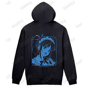 女神のカフェテラス 鶴河秋水 バックプリントジップパーカー レディース XL