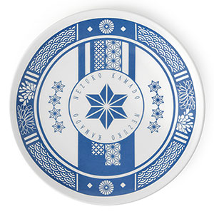 アニメ「鬼滅の刃」 竈門禰豆子 美濃焼16.5cmプレート