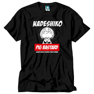 ゆるキャン△ なでしこブタ野郎Tシャツ L