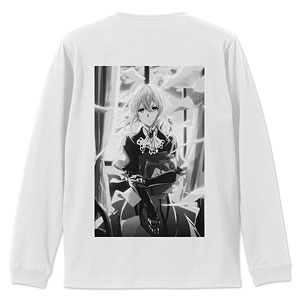 【ヴァイオレット・エヴァーガーデン】ブート Tシャツ XL ヴァイオレット・エヴァーガーデン ロングスリーブTシャツ/WHITE