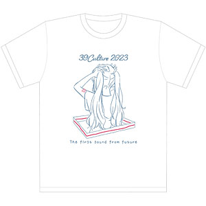 初音ミク 39Culture 2023 アート ビッグシルエットTシャツ / XLサイズ