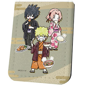 レザーフセンブック「NARUTO -ナルト- 疾風伝」17/ナルト＆サスケ＆サクラ 食べ歩きver.(グラフアートイラスト)