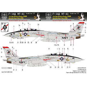 1/32 F-14A VF-41「ブラックエイセス」“クイーン・オブ・スペード”
