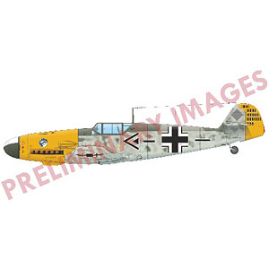 1/72 「美しく新しいマシーン パート1」 Bf109F デュアルコンボ リミテッドエディション プラモデル