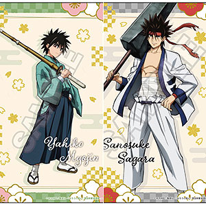 るろうに剣心 -明治剣客浪漫譚- B5下敷き 明神弥彦 ＆ 相楽左之助