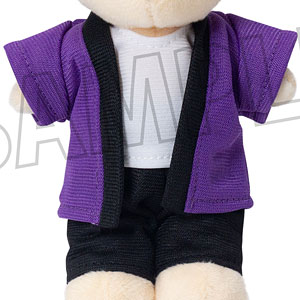 くまめいと 法被 紫 ぬいぐるみ用衣装