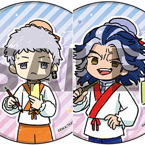 缶バッジ2個セット「TVアニメ『東京リベンジャーズ』」11/三ツ谷隆＆柴大寿 七夕ver.(グラフアートイラスト)