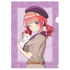 映画『五等分の花嫁』 東武動物公園コラボ 描き下ろしイラスト 中野二乃 サファリルックver. クリアファイル