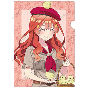 映画『五等分の花嫁』 東武動物公園コラボ 描き下ろしイラスト 中野五月 サファリルックver. クリアファイル