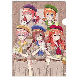 映画『五等分の花嫁』 東武動物公園コラボ 描き下ろしイラスト 集合 サファリルックver. クリアファイル