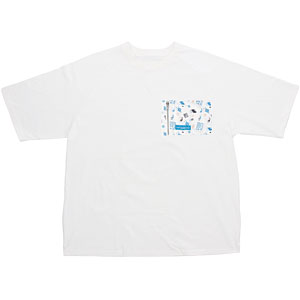 プロメア クレイ パターンデザインポケットTシャツ ユニセックス XL