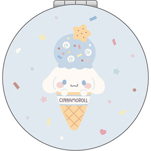 しろたん × サンリオキャラクターズ 折りたたみミラー シナモロール