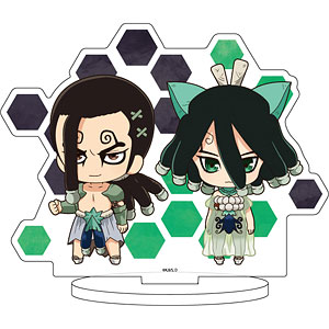 キャラアクリルフィギュア「Dr.STONE」26/モズ＆キリサメ(ミニキャライラスト)