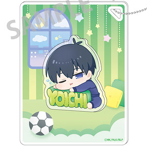 ブルロ 蜂楽廻 ちびぐるみ わちゃねむちゃーむ アクリルプレートキーホルダー TVアニメ『ブルーロック』×サンリオキャラクターズ｜パーツ付き