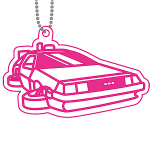 Back To The Future Delorean Reflector Key Chain A