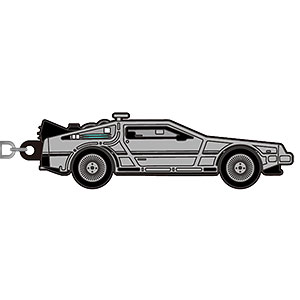 Back To The Future Delorean Rubber Key Chain