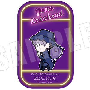 超探偵事件簿 レインコード きゃらまーち スクエアカンバッジ 01.ユーマココヘッド