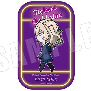 超探偵事件簿 レインコード きゃらまーち スクエアカンバッジ 05.メラミゴールドマイン