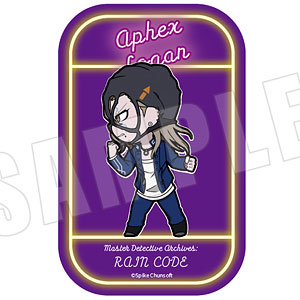 超探偵事件簿 レインコード きゃらまーち スクエアカンバッジ 09.エイフェックスローガン