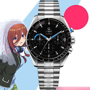 五等分の花嫁∽ 電波ソーラークロノグラフ チェンジベルト付き