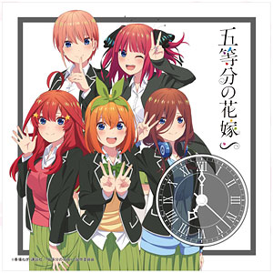 五等分の花嫁∽ アクリル時計 集合学生服
