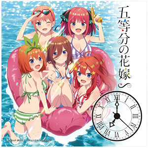 五等分の花嫁∽ アクリル時計 集合水着