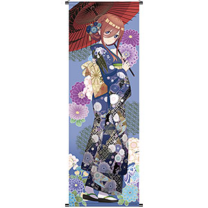 キャラディショナルトイ 五等分の花嫁 友禅柄等身大タペストリー (三玖)
