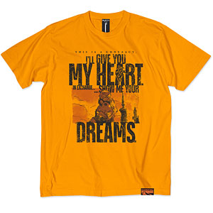 TVアニメ『チェンソーマン』 オープニングイラストTシャツ2 ゴールド S