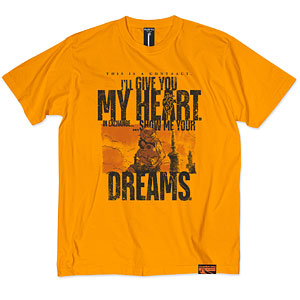 TVアニメ『チェンソーマン』 オープニングイラストTシャツ2 ゴールド XL