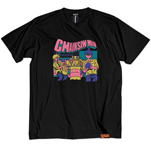 TVアニメ『チェンソーマン』 オープニングイラストTシャツ4 ブラック L