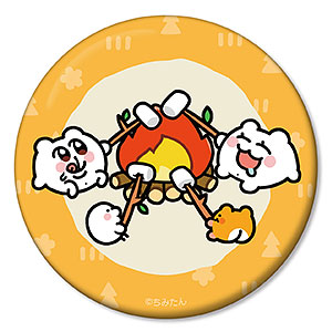 ちみたん 描き下ろしイラスト ちみたん E キャンプver. 缶ミラー