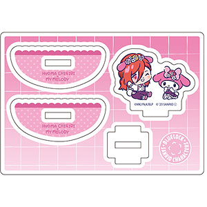 ゆらゆらアクリルスタンド「TVアニメ『ブルーロック』×サンリオキャラクターズ」04/千切豹馬×マイメロディ(ミニキャライラスト)