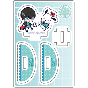 ゆらゆらアクリルスタンド「TVアニメ『ブルーロック』×サンリオキャラクターズ」08/糸師凛×ポチャッコ(ミニキャライラスト)