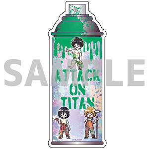コレクションボトル「進撃の巨人」06/ペイントver. エレン＆ミカサ＆アルミン(グラフアートイラスト)