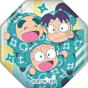 忍たま乱太郎 ガラスマグネット 乱太郎＆きり丸＆しんべヱ